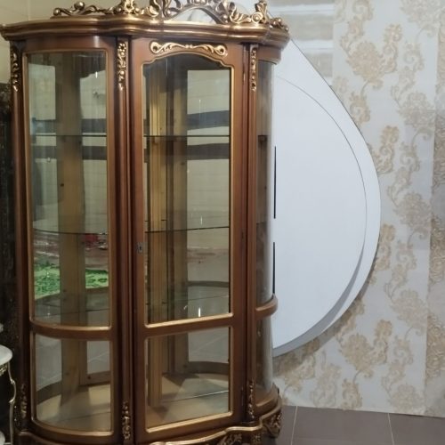 بوفه تمام آیینه چوب گردوی اصل