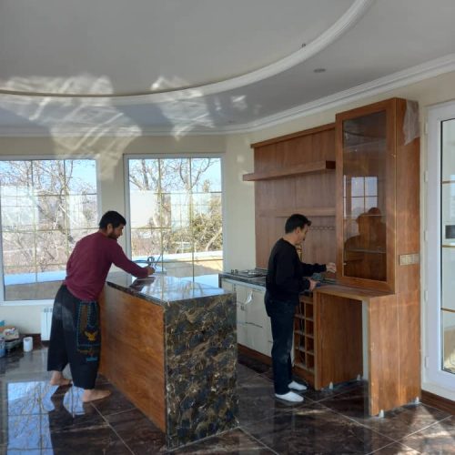 تعمیر کابینت آشپزخانه – نصب و بازسازی MDF با قیمت منصفانه