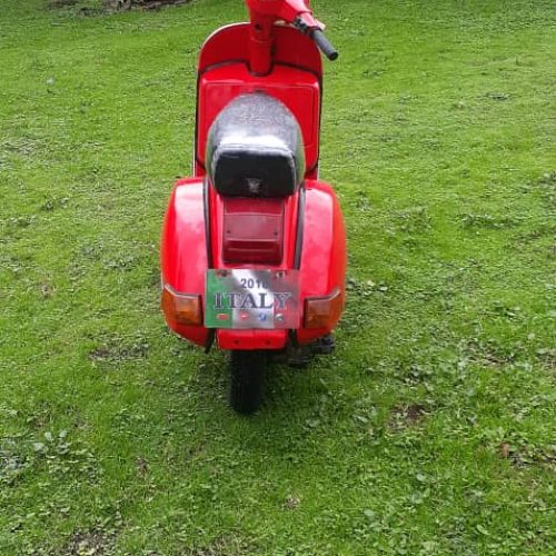 موتور وسپا مدل 80 بازسازی شده و بسیار تمیز