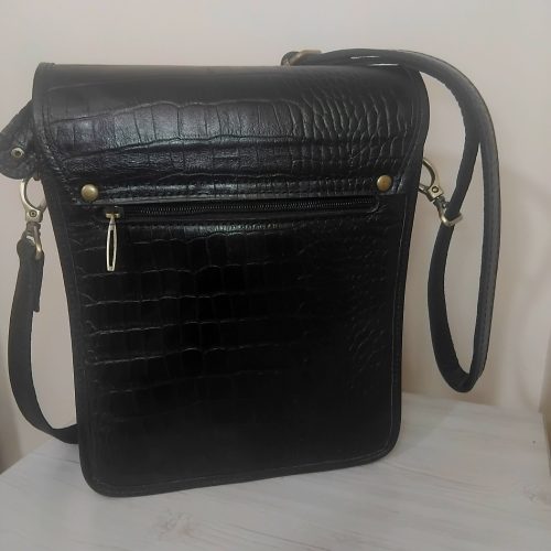 کیف مشکی چرم کاملا نو
