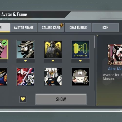 اکانت کالاف گاد سیزن یک