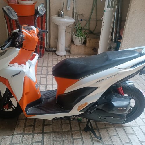 کلیک 150درحد مدل99کارکرد19واقعی سفید نارنجی بیمه7ماه