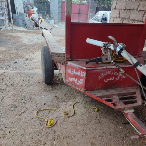 بارکش تیلر لاستیک مزایی تا دو تن بار بزن