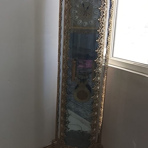 ساعت ایستاده برنزی