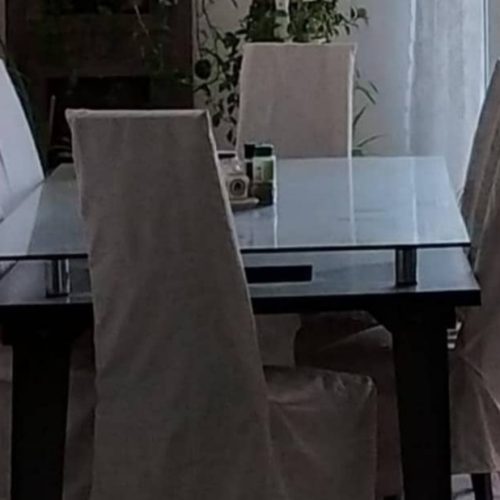 مبل راحتی 7 نفره و میز و صندلی ناهارخوری 8 نفره