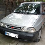 پراید 89 نقره ای