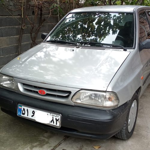 پراید 89 نقره ای