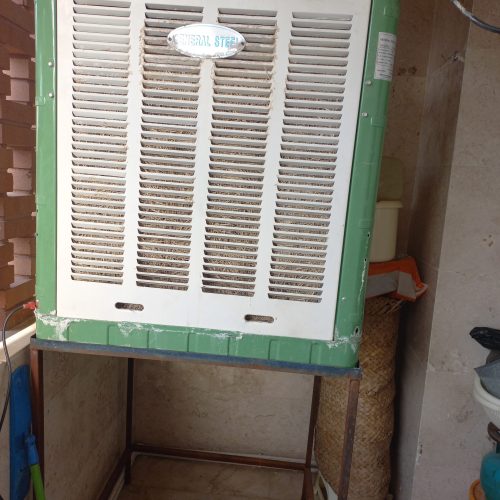 کولر آبی چهار طرف پوشال