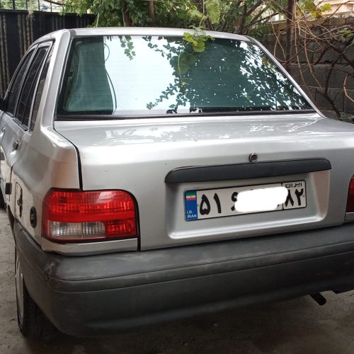 پراید 89 نقره ای