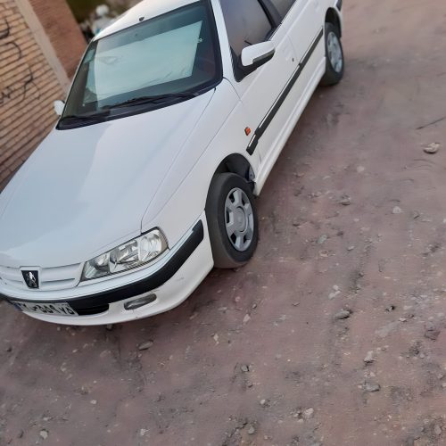 پژو پارس سفید مدل 87