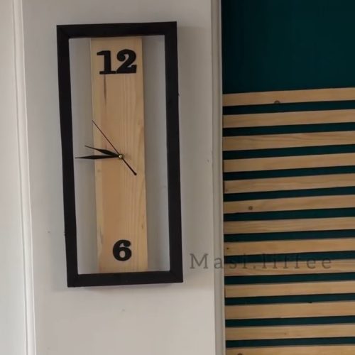 ساعت چوبی شیک