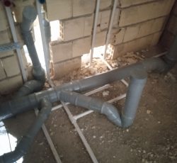 لوله کشی اب و فاضلاب ساختمان محبت