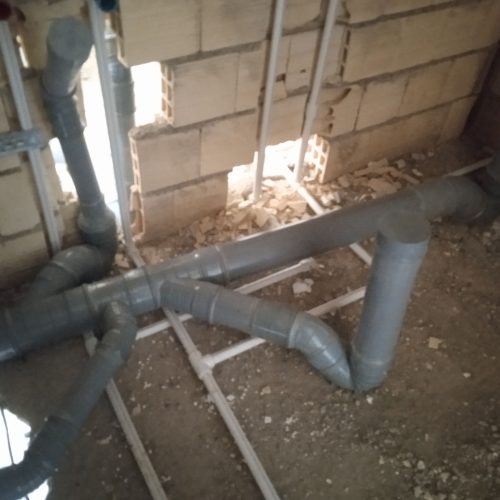 لوله کشی اب و فاضلاب ساختمان محبت