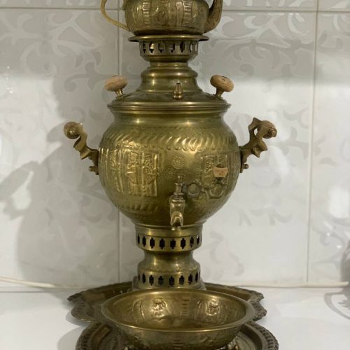 سماور زغالی برنز