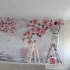 نقاشی ساختمان و کاغذ دیواری