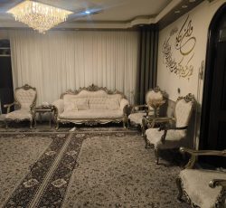 مبل افسون 7 نفره درحد صفر تضمیتی از نظر جنس پارچه وخود مبل