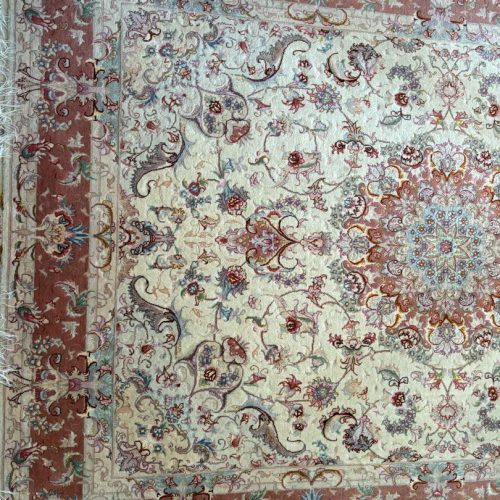 فرش دستبافت تبریز چله ابریشم طرح علیا