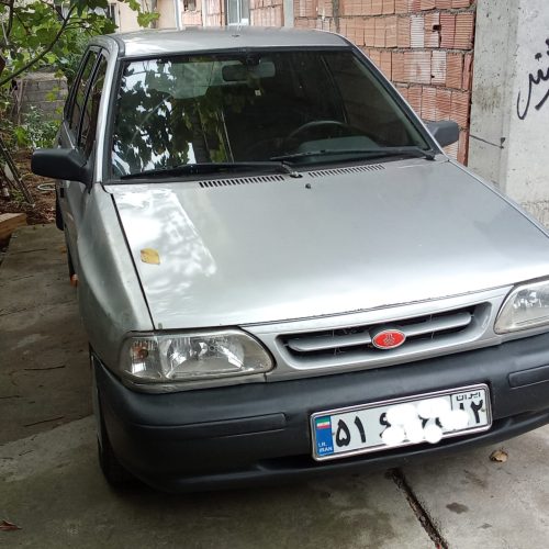 پراید 89 نقره ای