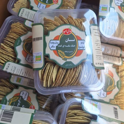 نان خشک سکه ای طعم دار