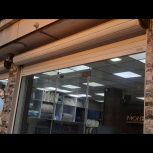 فروش درب سکویت دو باب  و دو عدد درب کره کره ای برقی با ابعاد استاندارد عرض 3 متر