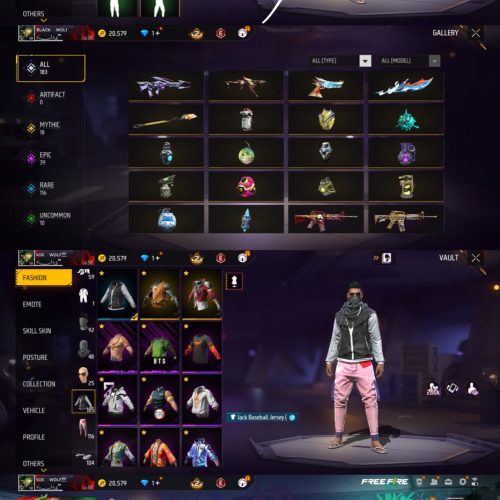 اکانت فری فایر