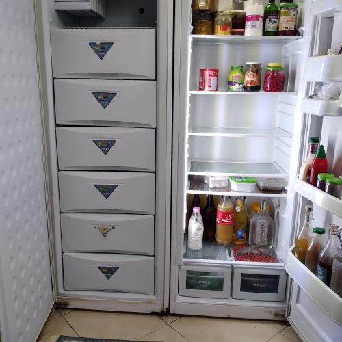 یخچال وفریزر بدون برفک الکترو استیل