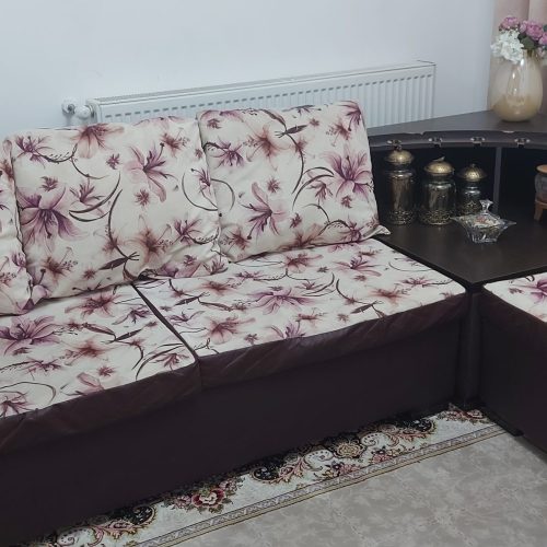 مبل هشت نفره و میز ال