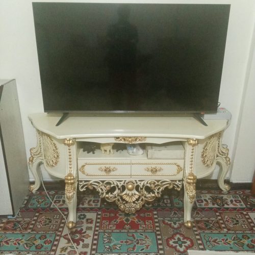 میز تلویزیون چوبی اصل سالم