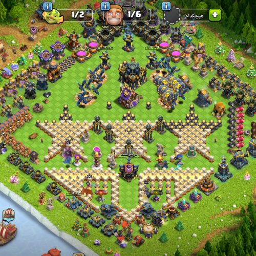 دو تا اکانت کلش اف کلنز