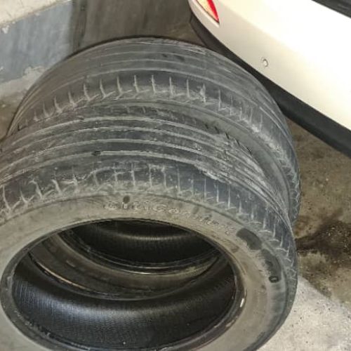 لاستیک ماشین جک یک عدد 70 درصد 2عدد و 50