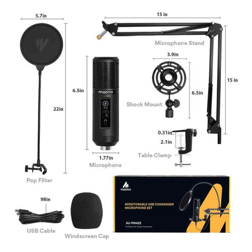 میکروفون کندانسر مائونو مدل AU-PM422