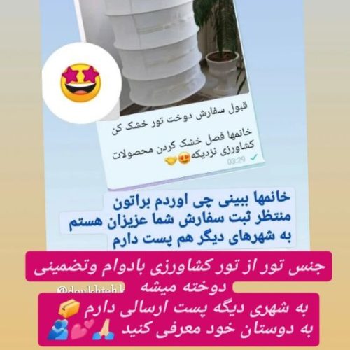 تور خشک کن میوه و سبزیجات