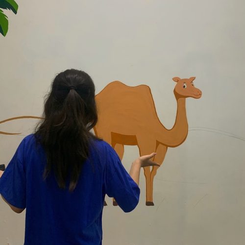 نقاشی و رنگ آمیزی دیواری