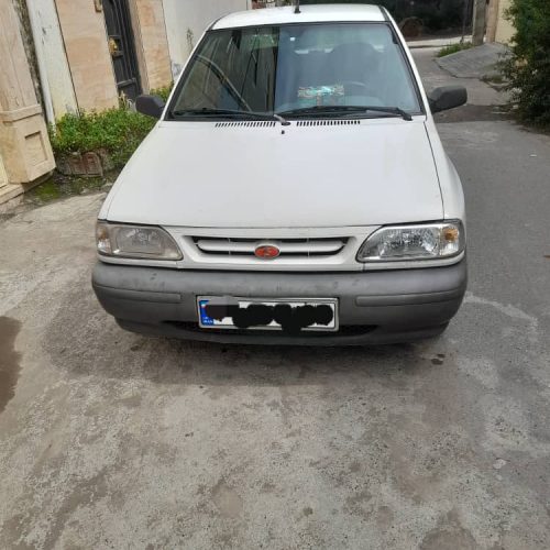 پراید سفید مدل 96