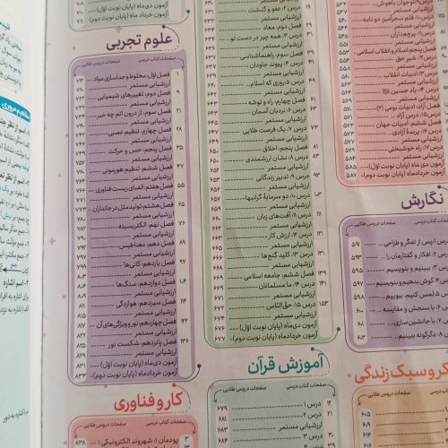 کتاب کمک درسی نو