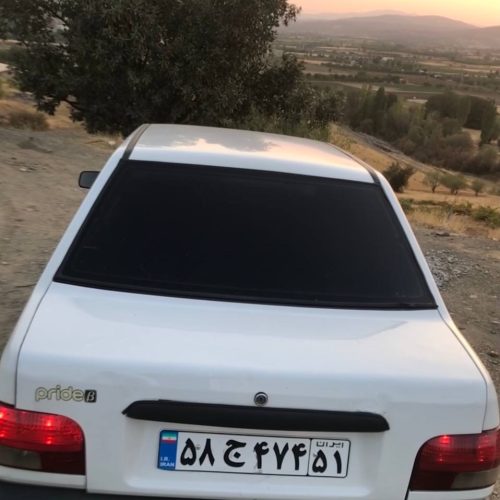 پراید مدل 83دوتیکه رنگ