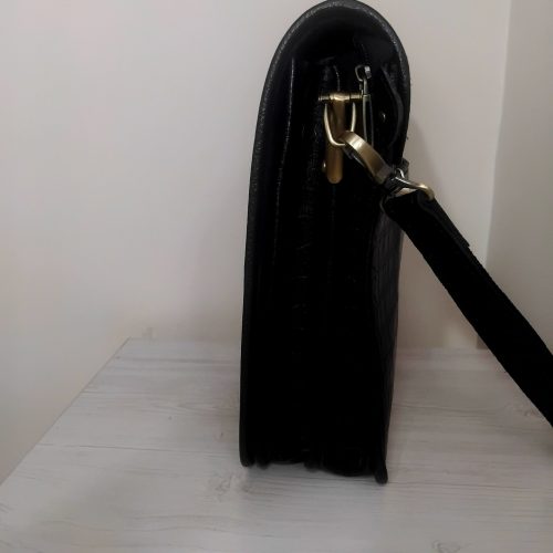 کیف مشکی چرم کاملا نو