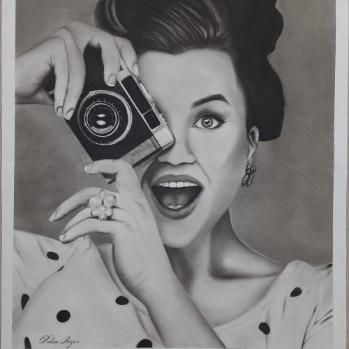 پذیرش سفارشات نقاشی سیاه قلم در هر سایز و اندازه ای.