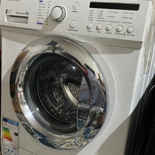 ماشین لباس شویی در حد نو مدل دوو هشت کیلویی