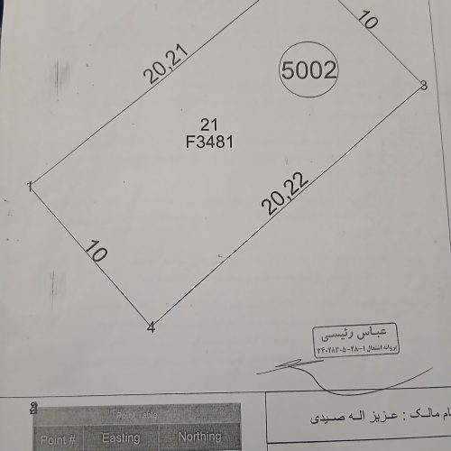 زمین نهضت ملی  پشت دانشگاه