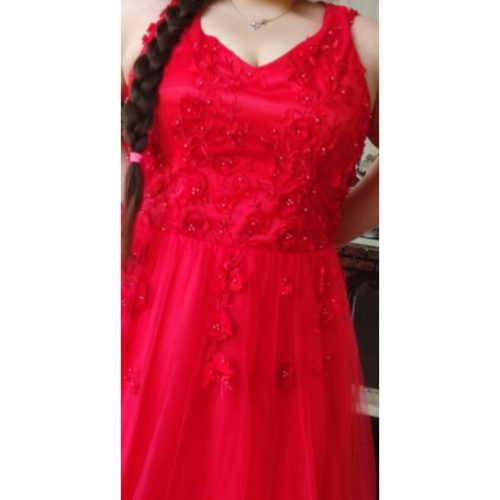 دو عدد لباس مجلسی کار شده سایز بزرگ