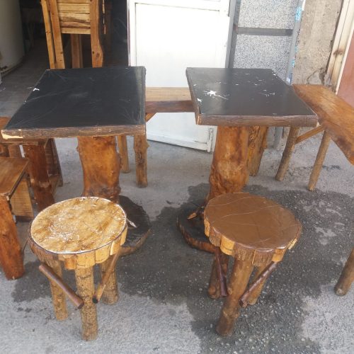 کانتر و میز و صندلی