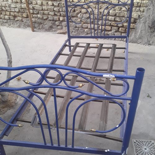تخت خواب فلزی تک نفره بدون تشک