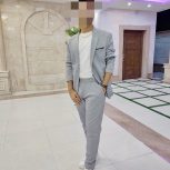 یک دست کت و شلوار مردانه سه تیکه (در حد نو)