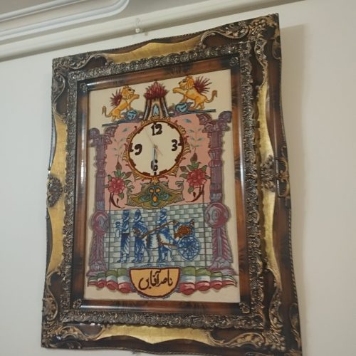 تابلو فرش ساعت