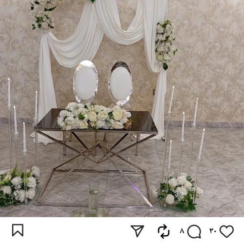 اجاره باغ تالار پانیسا ظرفیت 250نفر طبقه اول و 250 نفرطبقه دوم ، شامل دو طبقه زنانه و مردانه برای عروسی ، عقد و تولد… هنگام تماس گرفتن با این شماره تماس بگیرید 09193909626