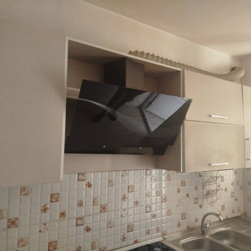 هود، گاز، سینک، کابینت