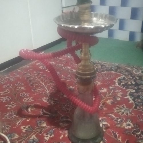 فروش قلیان تنه برنجی 70سانتی