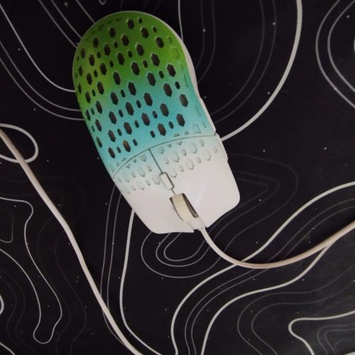 موس سفید سیمی گیمینگ ارجی بی دار