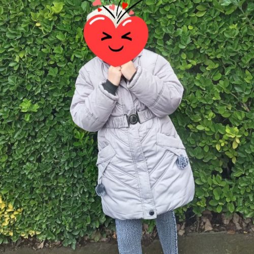 کاپشن کلاه دار دخترانه